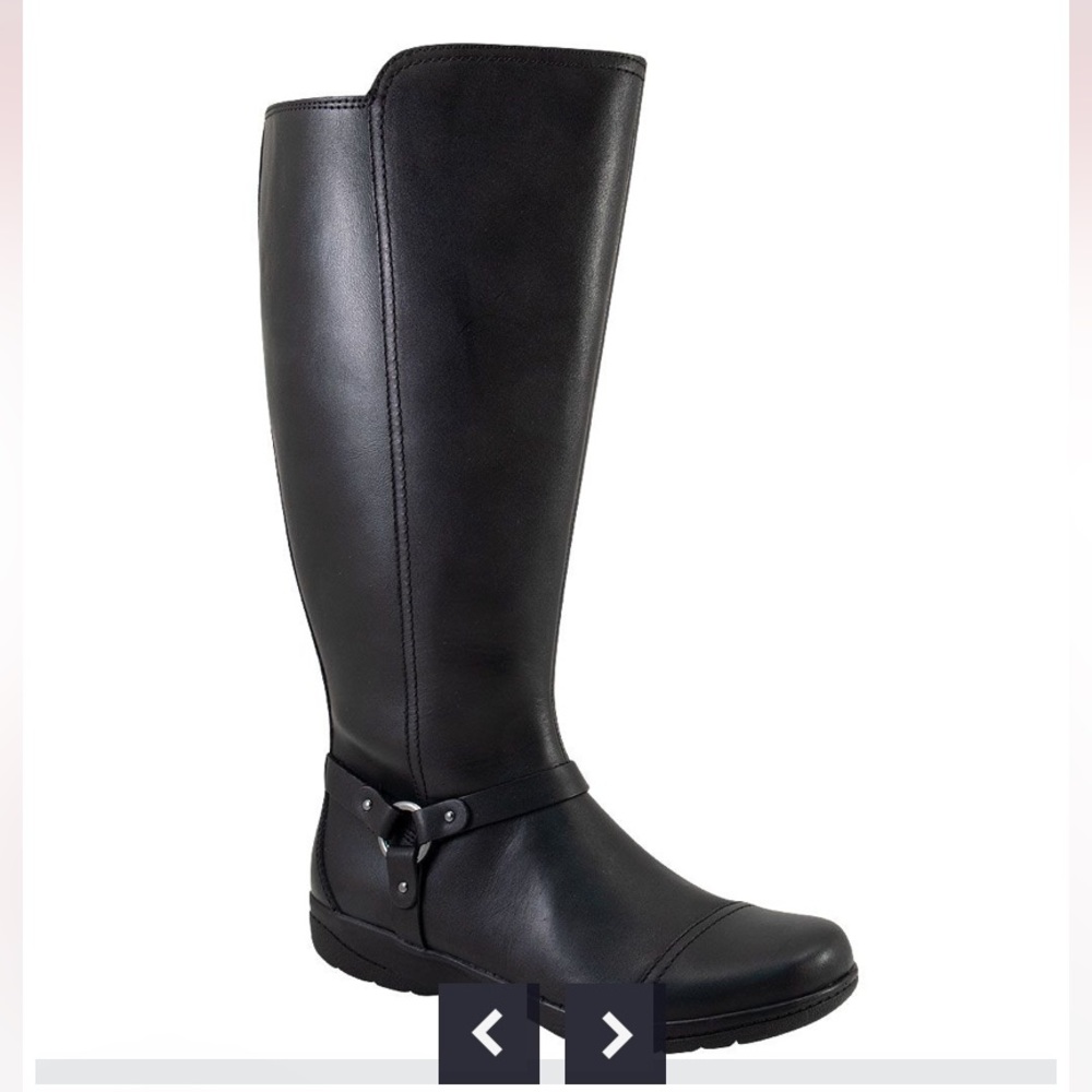 Clarks Cheyn Tall Moto Western Boots